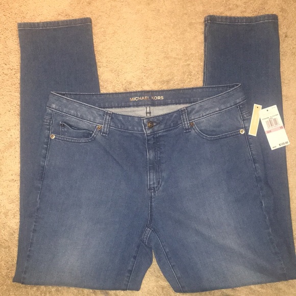 NWT. Michael Kors boyfriend blue wash jeans 👖 - Picture 3 of 4